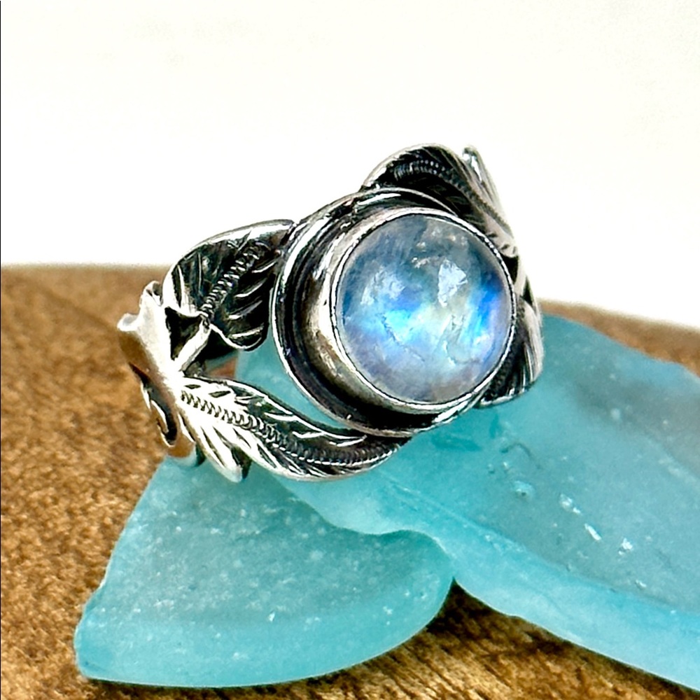 Sterling Silver & Opal Ring